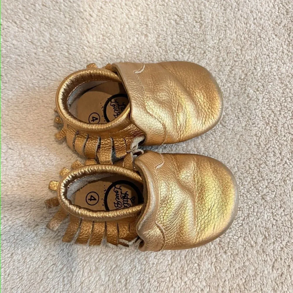 Lot Little Love Bug Leather Shoe 4 Baby Girl Floral Gymboree Sneakers Athletic 3